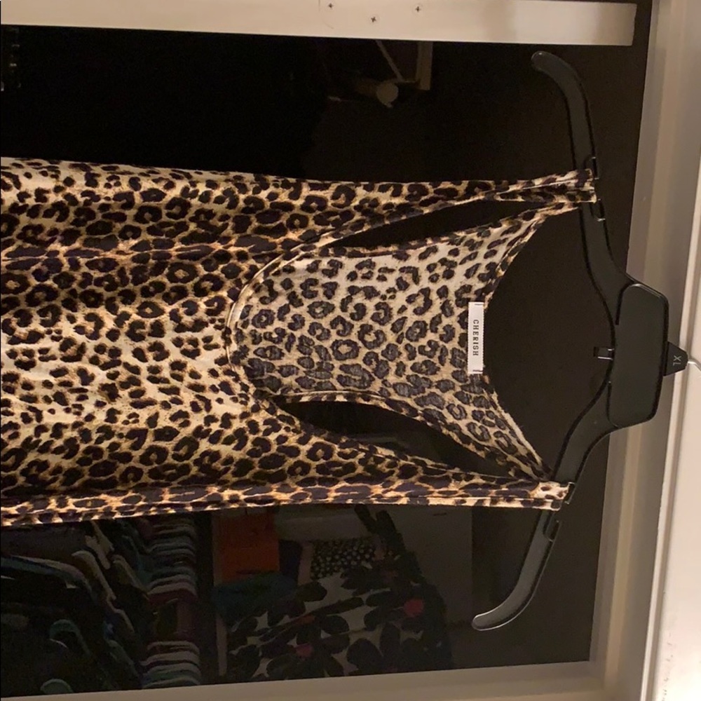 Leopard print tank